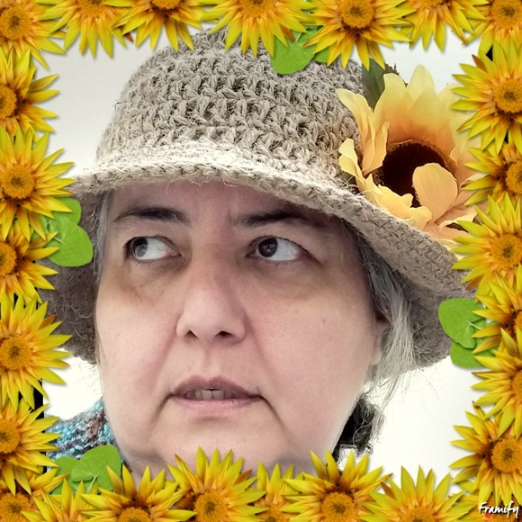 Sunflower hat juteππEND OF SUMMER SALEππποΈβ - Picture 2 of 7